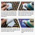 KEPAIBOS Double Sided Iron On Adhesive Sheets with Backing Easy-Iron Permanent Fusible Patch Fabric Glue A4 Size 20 PCS (Lightweight M)...