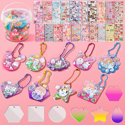 DIY Guka Art Supplies Arts and Crafts for Kids, Creative Crafts Activities Guka Sticker Making Kits, School Classroom Art Toys Bulk Birthday Gifts...
