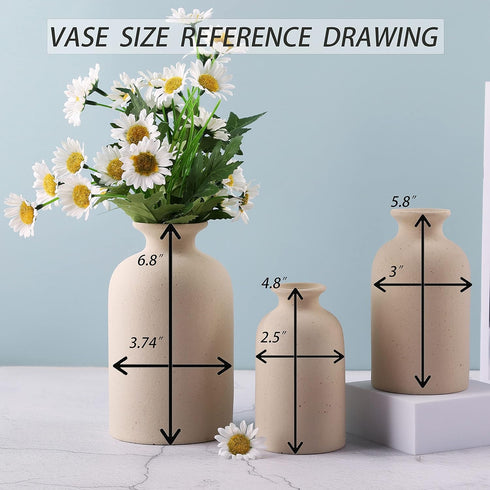 Dry Flower Vases, Ceramic Vase, Living Room Decoration,Flower Arrangement Decoration Shooting Props...
