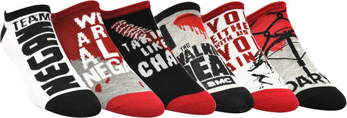 The Walking Dead Lowcut Socks - Negan, Daryl Dixon AMC - Fits Ladies Shoe Size: 4-10...