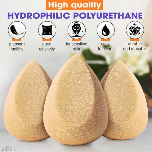 Face Sponges for Makeup - Soft Makeup Sponge Makeup Blender Sponge Mini Beauty Blender Makeup Blenders & Sponges for Foundation Applicator - Beaut...