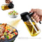 Oil Dispenser Bottle for Kitchen - 16oz / 470ml Olive Oil Bottle - 2 in 1 Olive Oil Dispenser & Oil Sprayer with Brush - Oil Sprayer for Cooking, ...