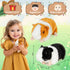 2pc Guinea Pig Stuffed Animals - Realistic Plush Cute Plushie Toys for Kids, Small Live Animals Pet Doll Toy for Boys Girls Birthday...