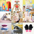 Short Pile Plush Fabric for Sewing/Minky for plushies & Many More ? 39.5x29.5 inch ? Pile Length 1/16 inch (1.5 mm) ? Black...