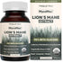 MycoMax Lions Mane Supplement - 70% Beta Glucans, Max Potency Organic Lions Mane Extract, US Grown + Ultrasonic Extraction - 500 mg serving - Supp...