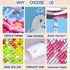 Liccyy 4 Pack 5D Diamond Art Painting Kits for Adults Kids Beginners, Full Drill DIY Art Kits Paint s by Numbers with Round Gems for Home Wall Dec...