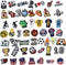 50 pcs Soccer Shoe Charms, PVC Construction, Soccer Themed Designs for Soccer Lovers...