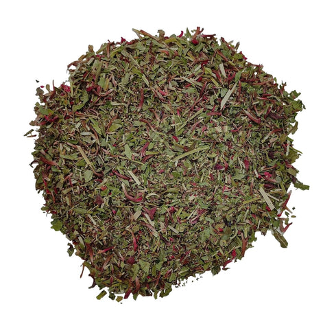 Scarlet Beebalm Herbal Tea, Mountain Balm Herb with Flowers - Made from 100% Monarda Didyma, Cut & Dried - Net weight: 0.5oz/14.2g...