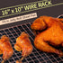 Briout Cooling Rack for Baking, 2-Pack 16x10 Inches Baking Rack, Thick Wire Cookie Rack for Cooking, Roasting, Grilling, Drying, Oven Safe, Fits H...