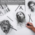 PANDAFLY Willow Charcoal Sticks, Soft, Black Artist Vine Charcoal for Artists, Beginners, Students, Great for Sketching, Drawing, Shading and Fine...