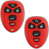 2X KeylessOption Key Fob Replacement for 2007 2008 2009 2010 2011 2012 2013 2014 2015 2016 2017 Buick Cadillac Chevrolet Chevy GMC Saturn Remote, ...