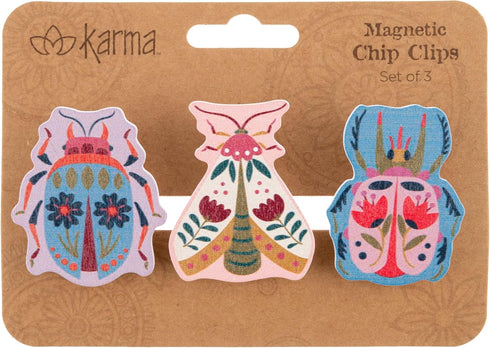 Karma Gifts Shaped Magnetic Chip Clips, Bugs...