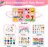 BELLOCHIDDO Busy Board - 8 in 1 Toddler Busy Board with Preschool Educational Activities Learning Fine Motor Skills, Sensory Toys - Montessori Toy...