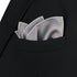 S&W SHLAX&WING Mens Pocket Square Patterned Multicolor Grey Blue Handkerchiefs Large Size...