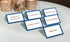 Tented Place Cards - 50 Pack - Folded Cards for Weddings, Buffet Food Labels, Banquet Tables, Cocktail Parties, and Name Cards - Made of 14 pt. Ma...