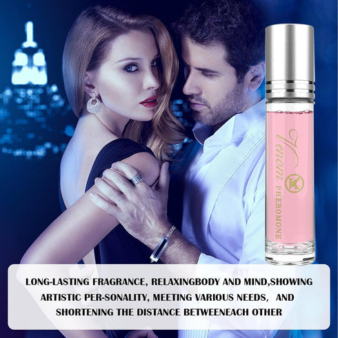 Pheromone Perfumes for Women, Perfume Oil for Her, Portable Roll-On Perfume Oil Long Lasting Female 10ml (2 Pcs)...