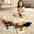 YumiAmi Soft Plush Doll - Rosa - Educational Rag Doll Includes Early Learning Board Book - Multicultural Preschool Toys for Diversity Education - ...