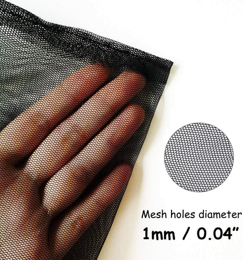 10 Pack1mm Mesh Holes Aquarium Filter Bags, Fish Tank Media Mesh Bags with Plastic Zipper for Charcoal Media, Bio Balls, Ceramic Rings, Ammonia Re...