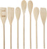 7 Piece Organic Wood Utensil Set, Spatula and Spoons | Eco-friendly Safe Kitchen Cooking Tools...