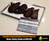 Cave Tools Meat Temperature Food Magnet Sheet for Internal Temperatures Cooking Strategies and Caryover Cook Times - Pitmaster BBQ Accessories for...