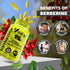 Berberine Supplement 500mg - USA Made Berberine 500mg - 97% Tested Purity Berberine HCL - Berberine Supplements with Berberine Powder for Weight M...