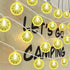 SUNSGNE Lemon LED Decorative String Lights Indoor, 8.5ft Outdoor Hanging String Lights with 10 LED Lemon, Plug in Warm White Fairy Light String fo...