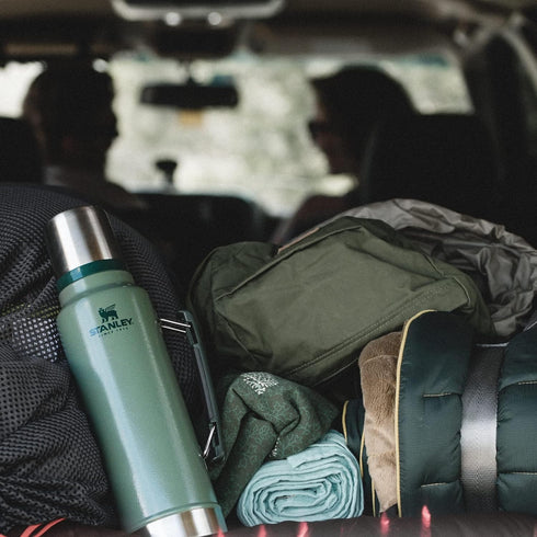 Stanley Classic Legendary Vacuum Bottle 1.5 qt | Wide Mouth with Leakproof Cup Lid | Keep Drinks Hot or Cold | Packable for Travel | Insulated Sta...