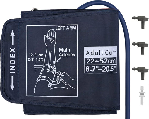 Extra Large Cuff Compatible with Omron 9”-21” Inches, HYINUS XL Blood Pressure Cuff Adult Arm BP Replacement Cuff for Big Arm-15...