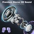 5.2 Bluetooth Headphones for Apple iPhone 15 14 Plus 13 Pro Max iPad, Small Ear Buds True Wireless Earbud Touch Control Earphone for Samsung S24 S...