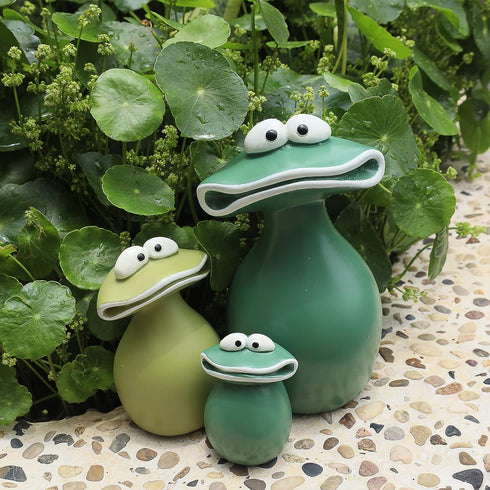 Frog Statues for Garden Big Mouth Frog Statues Waterproof Handmade,Outdoor Frog Decoration Garden Frog Statues Suitable for Decorating Courtyards,...