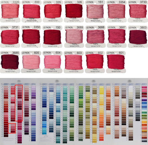 Premium Rainbow Color Embroidery Floss bobbins - Cross Stitch Threads - Friendship Bracelets Floss - Crafts Floss - 20 Bobbins Per Pack Embroidery...