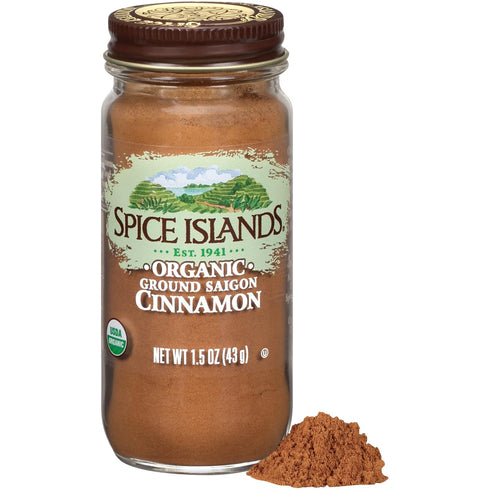 Spice Islands Organic Ground Cinnamon, 1.5 Ounce...