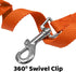 Downtown Pet Supply - Long Dog Leash - Dog Training Leash - Recall & Obedience Dog Training Tools - Nylon - 75 ft - Orange Dog Leash...
