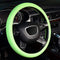 KAFEEK Noctilucent Steering Wheel Cover Glow at Night, Elastic Silica Gel, Cool in Summer, Universal 15 inch,Fluorescent Green...
