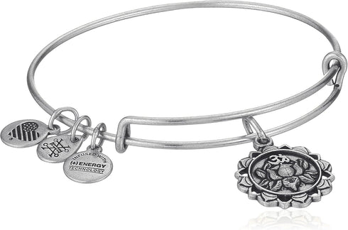 Alex and Ani Lotus Peace Petals Charm Bangle...