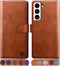 SUANPOT for Samsung Galaxy S22 with RFID Blocking Leather Wallet case Credit Card Holder,Flip Folio Book Phone case Shockproof Cover Women Men for...