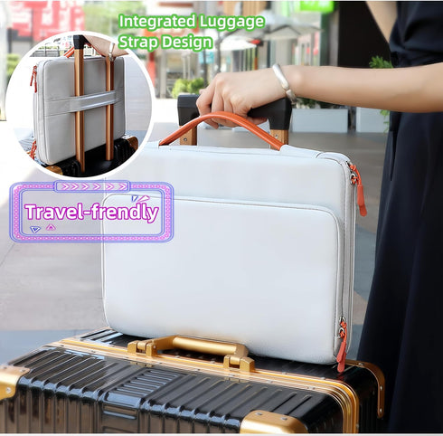 Y-S8 13inch Laptop Sleeve Case 360 Protective Waterproof Bag Compatible with MacBook Air 13inch M3/M2/M1,MacBook Pro13inch M2/M1, other Notebook C...