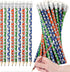 Soccer Pencils Kids Sport Pencils with Eraser Top Football Pencils Soccer Print Wooden Pencils for School Students Teachers Office Supplies Soccer...