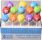 Oasis Supply Colorful Round Balloon Cake Decoration Happy Birthday Letter Candle Holders with Candles, 2.5-Inch...