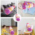 19.6" Caterpillar Stuffed Animal Small Pillow, Fun Plush Soft Long Pillow, Toy Doll Creative Birthday Gift Purple...