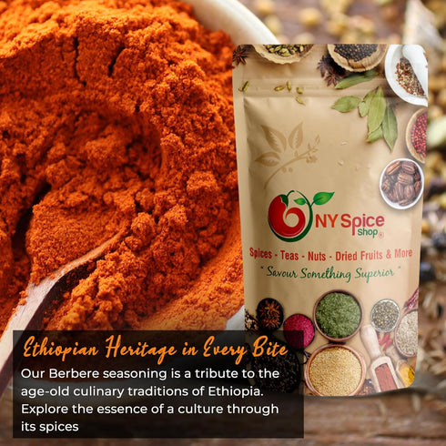 NY Spice Shop Ethiopian Spices Seasoning - Berbere Spice - Unique Blend of Authentic Food Spice Mix for Flavorful Dishes (6 Oz)...