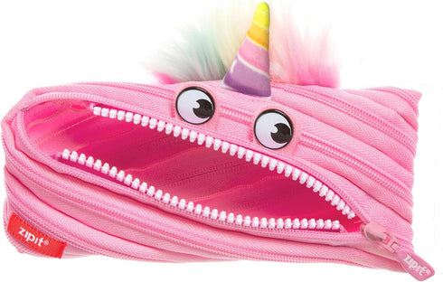 ZIPIT Unicorn Pencil Case for Girls | Pencil Pouch for School, College and Office | Cute Pencil Bag (Pink)...