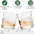 Greenline Goods Whiskey Glasses - 10 Oz Tumbler for New York Lovers (Single Glass) - Etched with New York Skyline - Old Fashioned Rocks Glass...