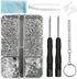 PTSLKHN Eyeglass Repair Kit with Screws, 15 Types Screws for Eyeglasses - Frame Screws, Hinge Screws, Nose Pads Screws - Essential Eye Glasses Rep...