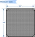 E&K 36"x36" Outdoor AC Unit Cover Air Conditioner Compressor Mesh Top Cover for Outside with Bungee Cords Protect from Leaf Dust and Debris...