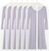 Simple Houseware 50-Inch Clear Garment Bags with Zipper for Suits, Dresses, Costumes, Uniforms - 6 Pack...