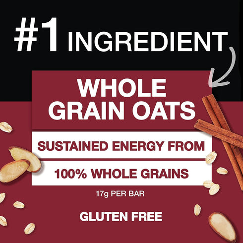 KIND Breakfast Cereal Bars, Gluten Free Snacks, Cinnamon with Almonds, 9.3oz Box (6 Bars)...