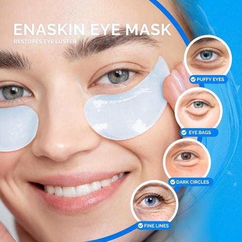 Enaskin Naturals Under Eye Patches for Dark Circles: 30 Pairs Retinol Collagen Eye Gels Mask - Reduce Wrinkles Puffy & Bags - Skin Treatment Pads ...