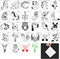 Letter Animal Stencils Painting Stencils 26 Pieces Alphabet Art Craft Stencils Reusable Animal Alphabet Stencils for Painting Drawing Learning Mat...