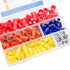 175PCS Electrical Wire Connectors Screw Terminals with Spring Insert Twist Nuts Caps Connection Assortment Set – Orange, Gray, Blue, Yellow and Re...